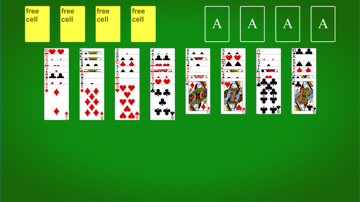Screen shot of new game Alt text