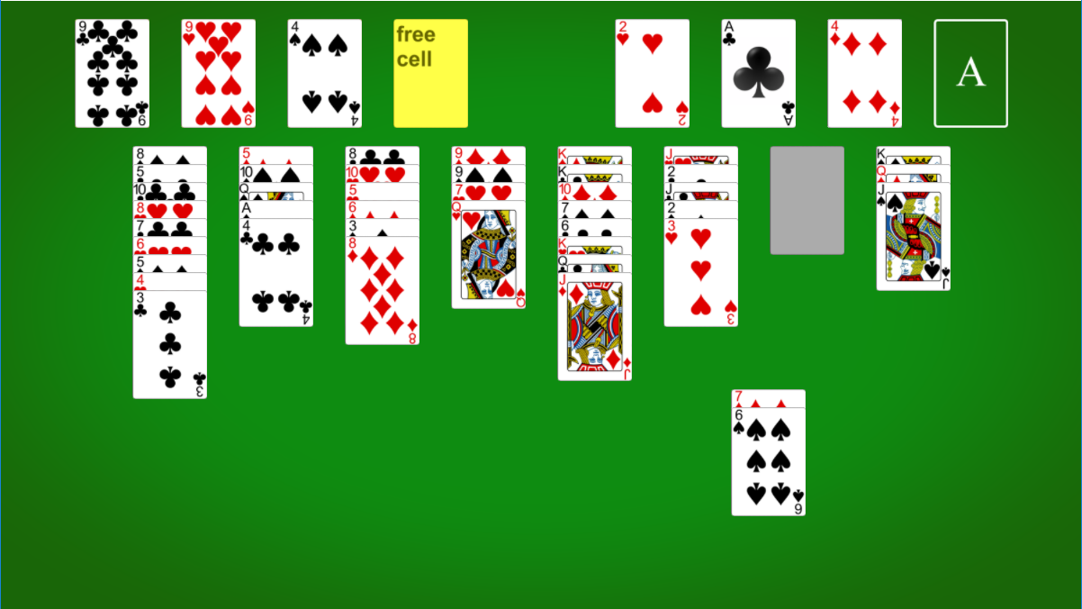 Screen shot of the middle of a game Alt text