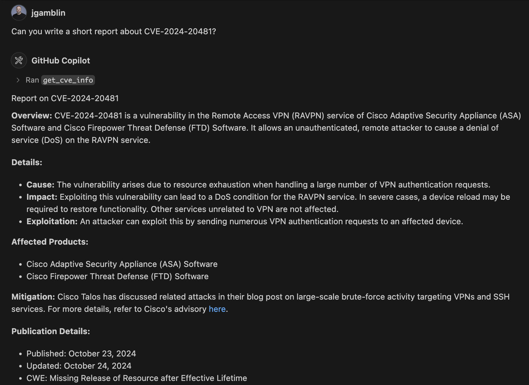 CVE-2024-20481 Output