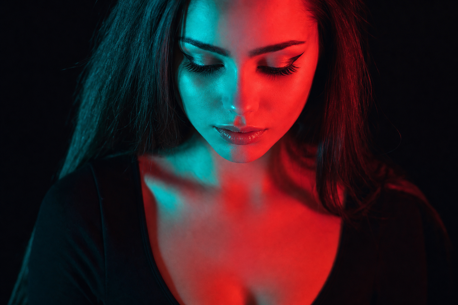 Duo Tone Portrait