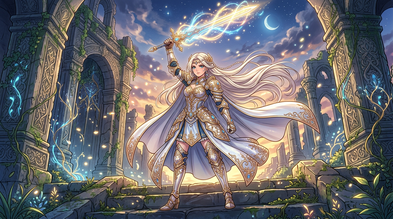 Celestial Guardian: The Anime Princess Awakens