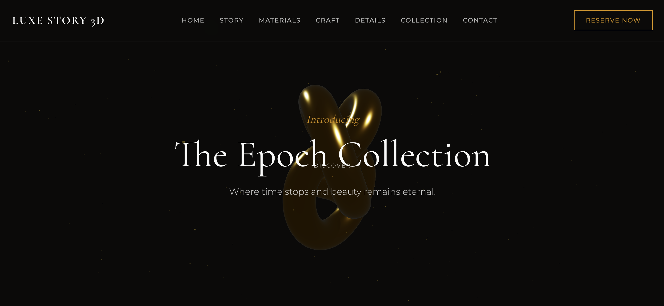 3D Luxury Product Scene with Video Storytelling