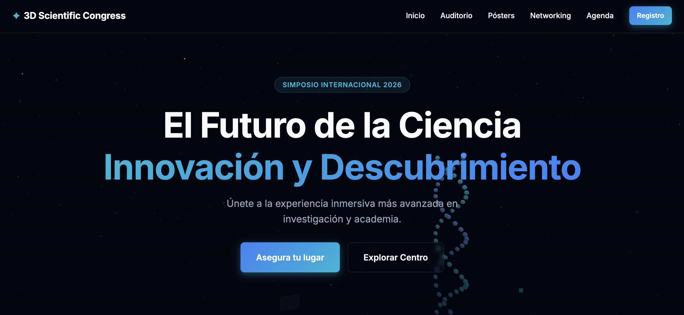 3D Scientific Congress with Interactive Posters and Presentation Videos