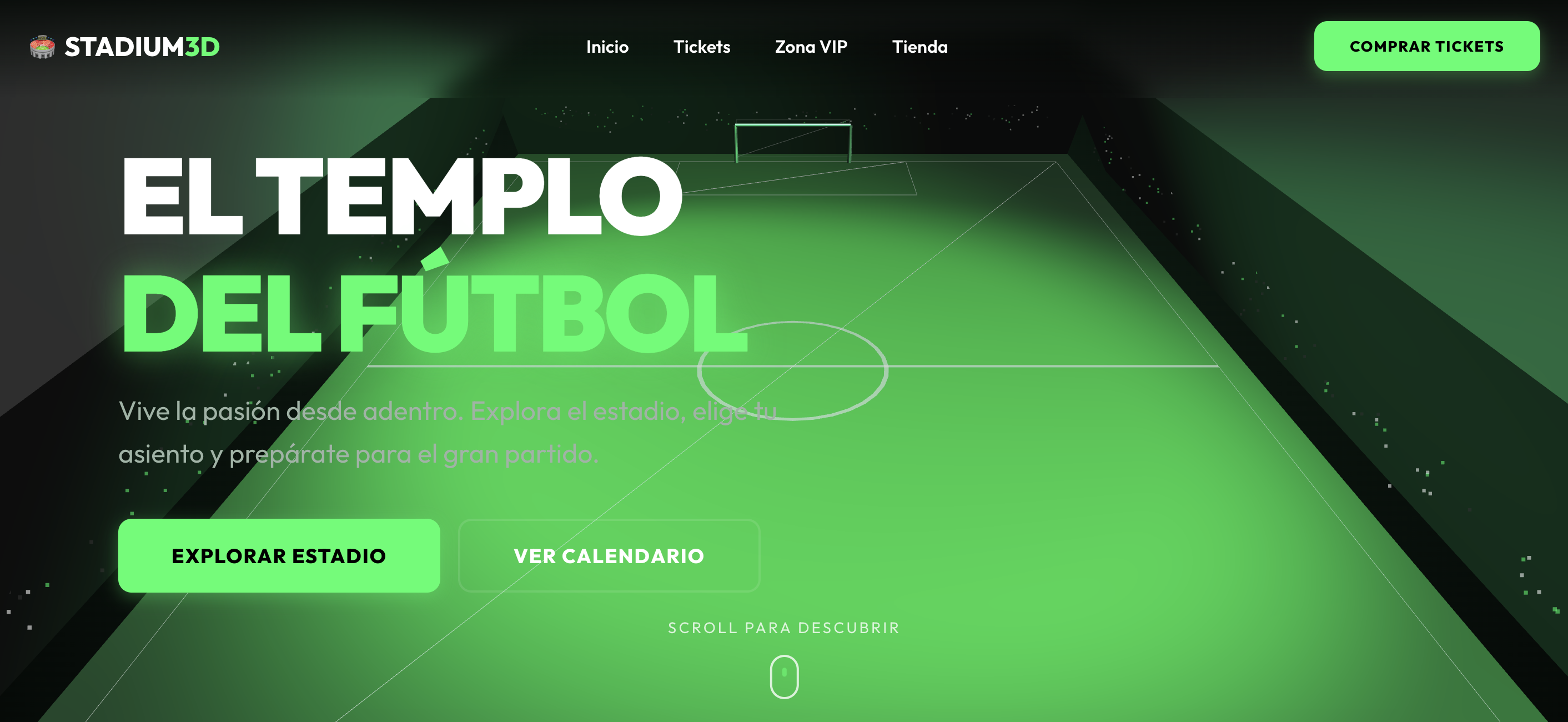 3D Sports Stadium — Video Replay & Free Camera Angles