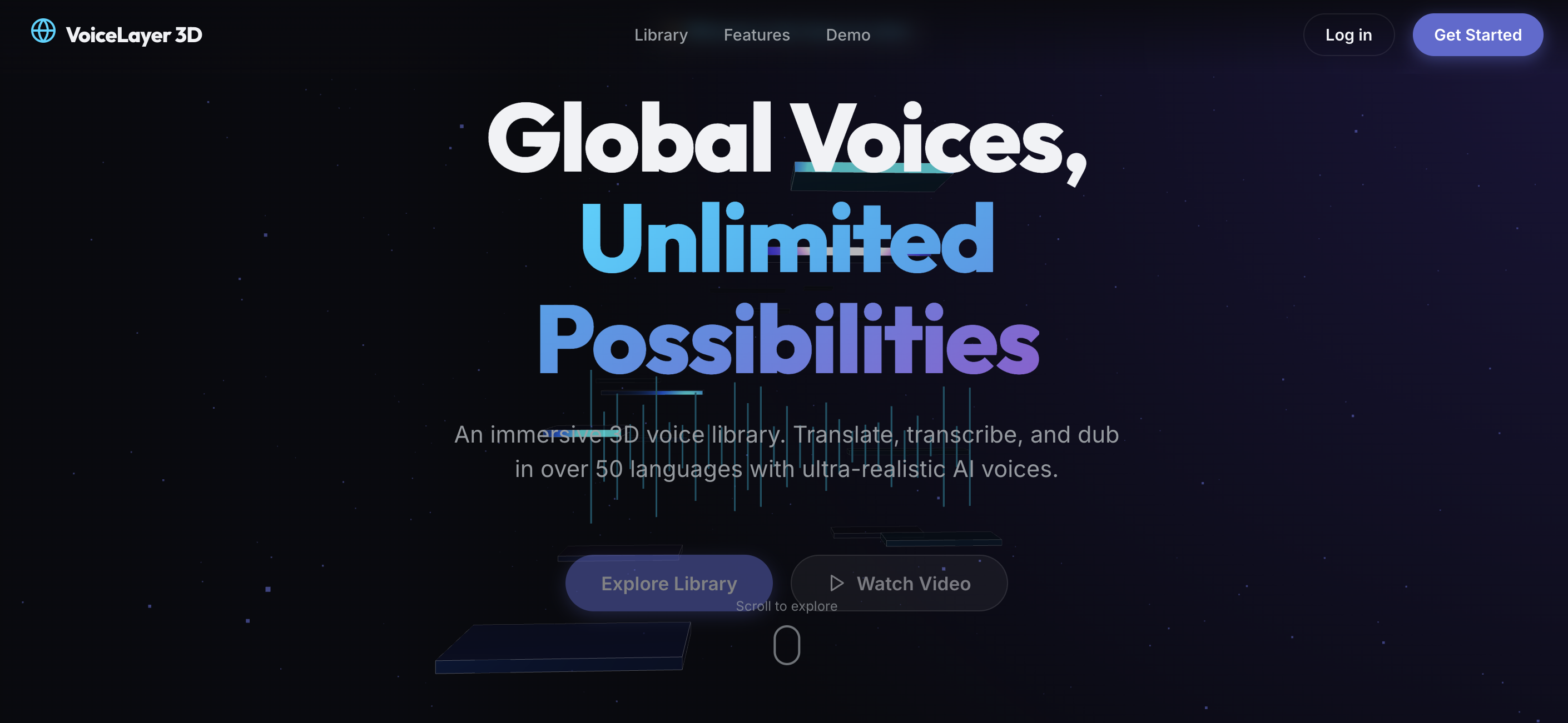 3D Translator Library — Voice and language