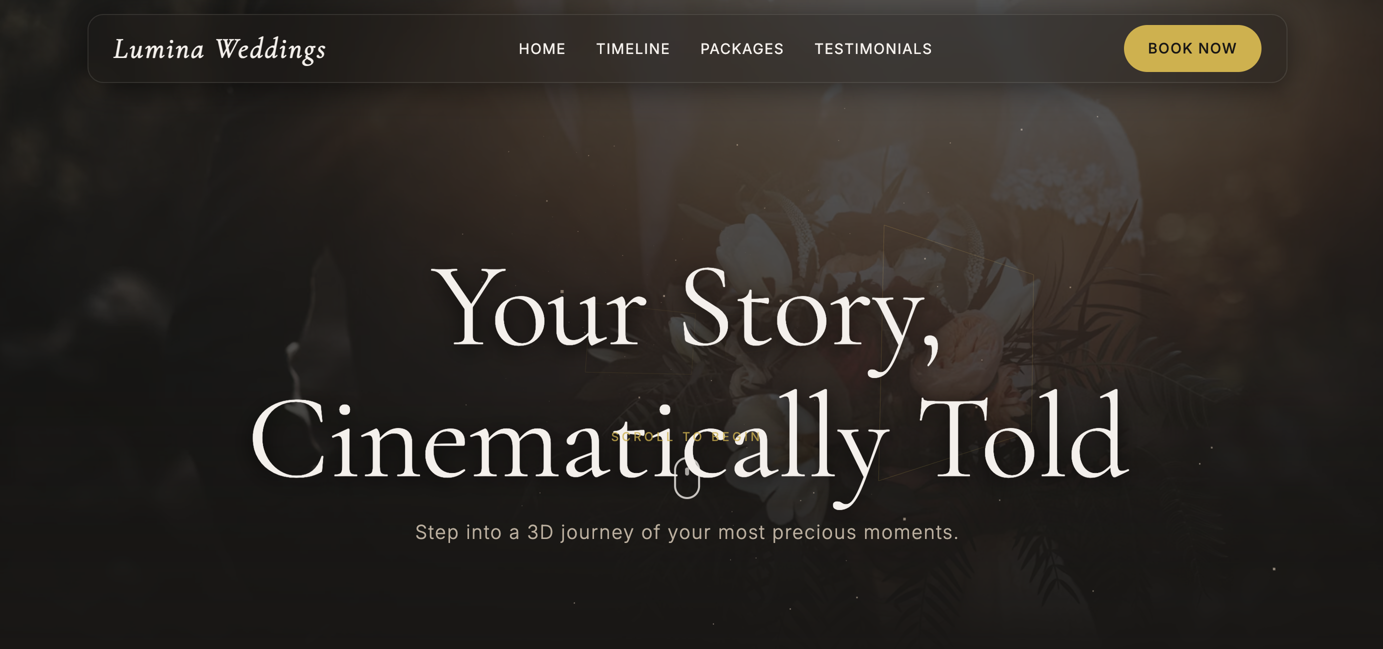 3D Freelance Wedding Photography Experience with Reels and Event Timeline