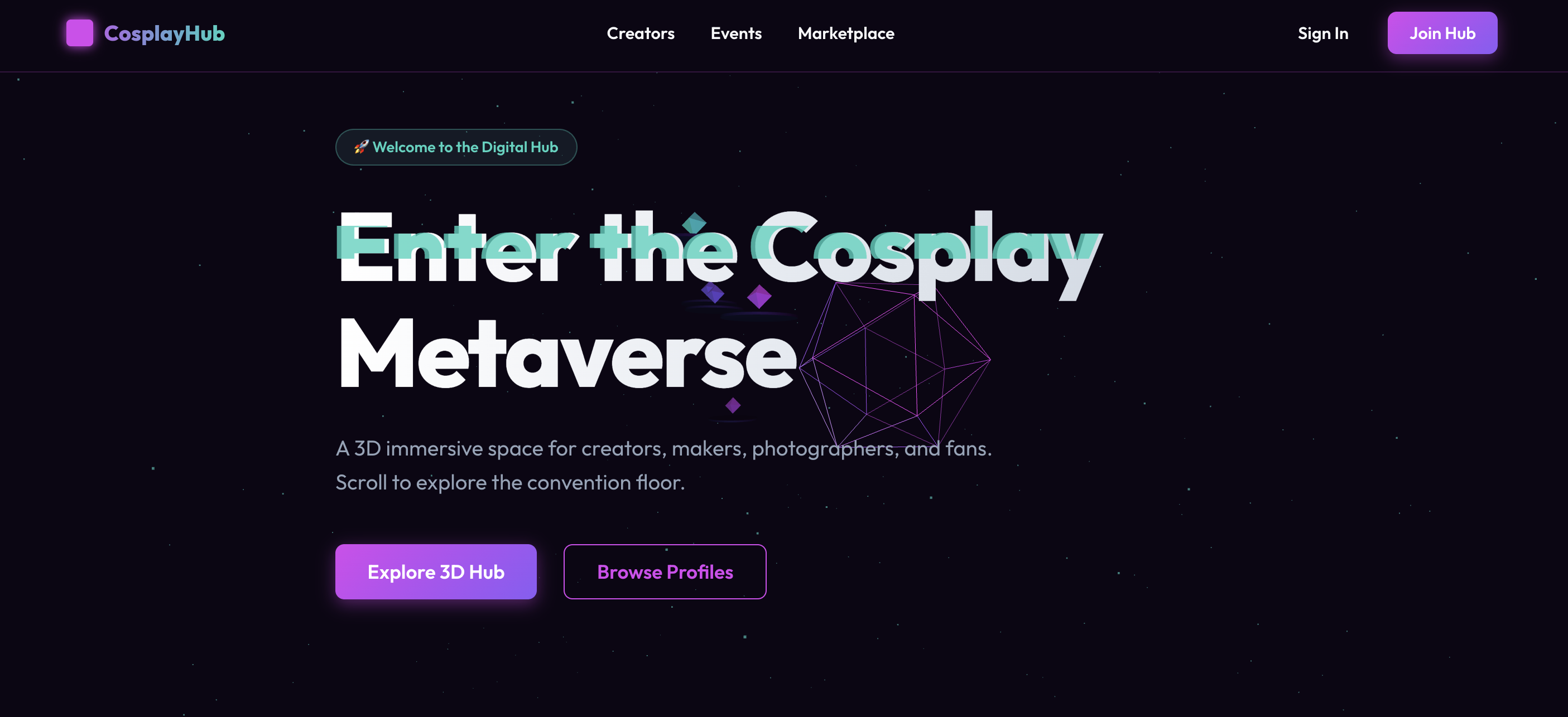 CosplayHub — Cosplay makers marketplace