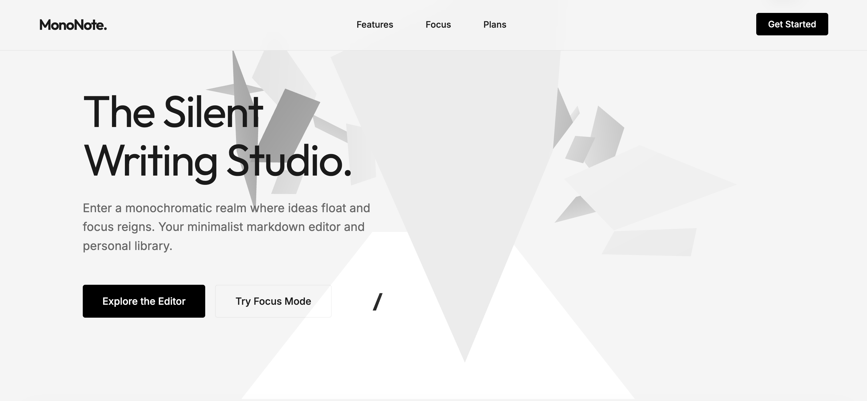 MonoNote — Minimal writing app