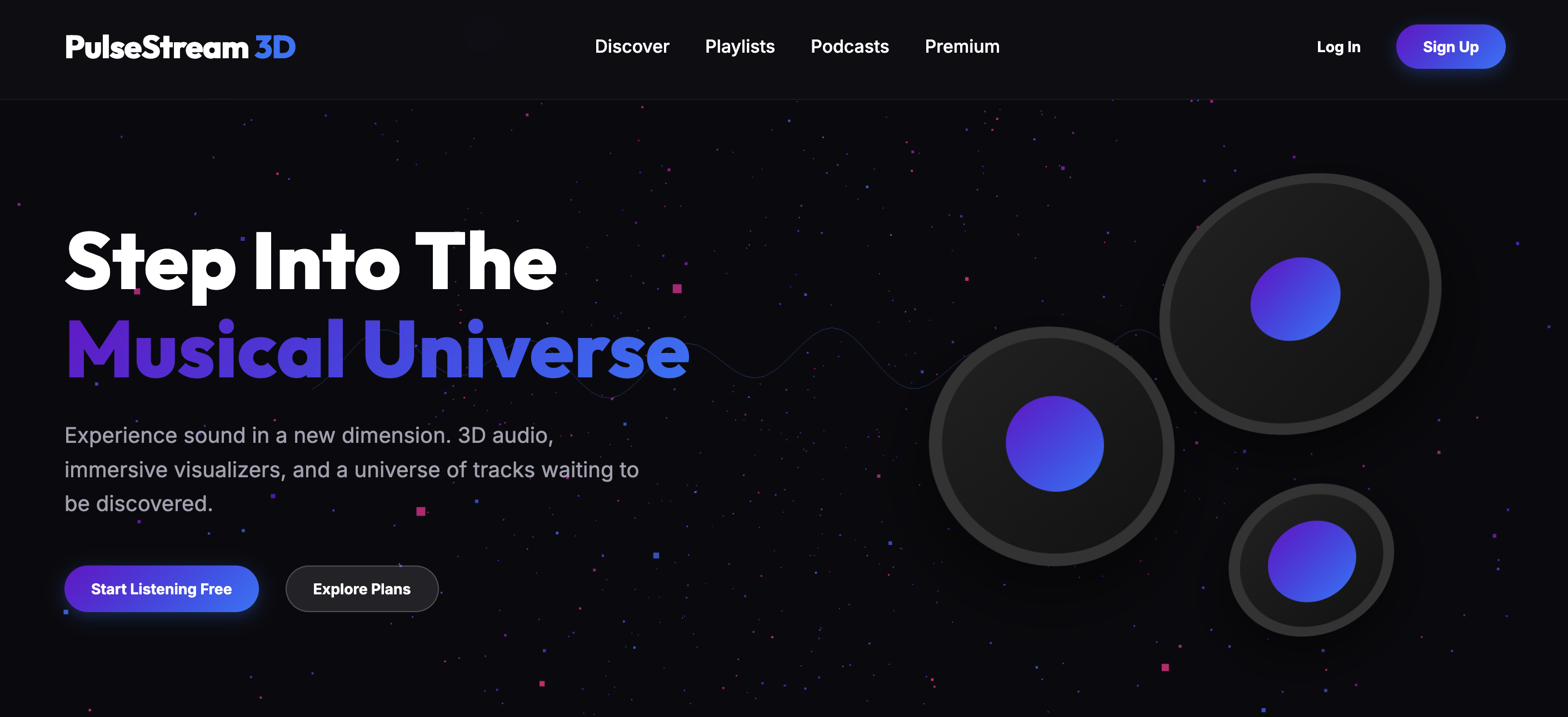 Spotify Clone — Home Page