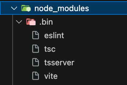node_modules bin