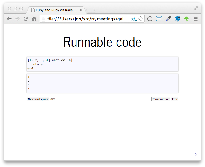 Runnable Code