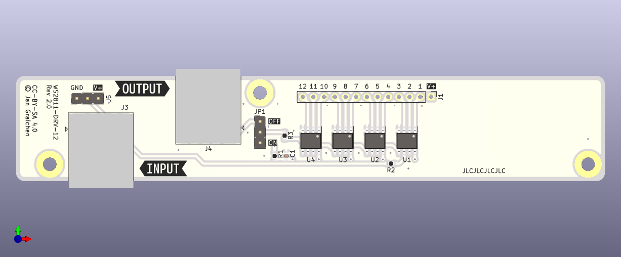 WS2811 LED Driver 12 (1 Signal), from the project README
