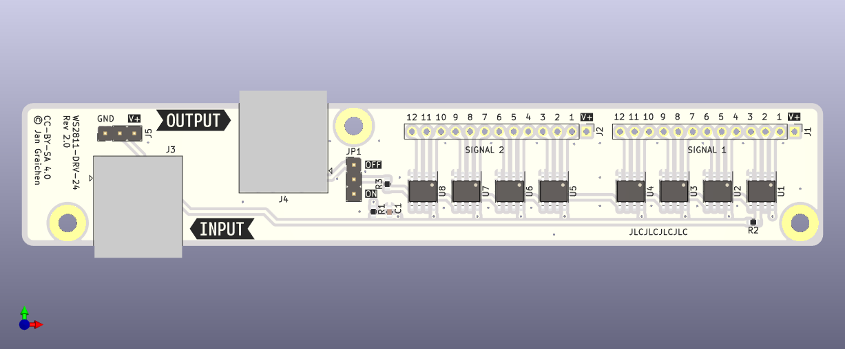 WS2811 LED Driver 24 (2 Signals), from the project README