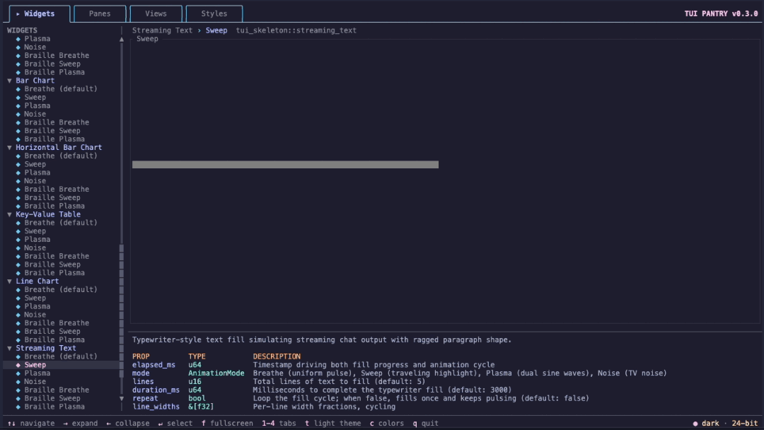tui-pantry widget browser