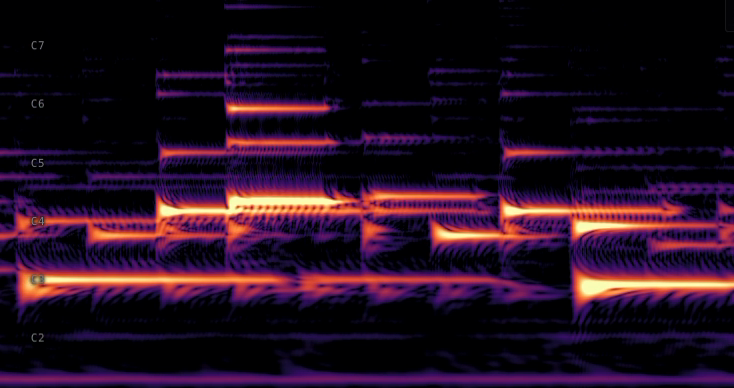live spectrogram demo screenshot
