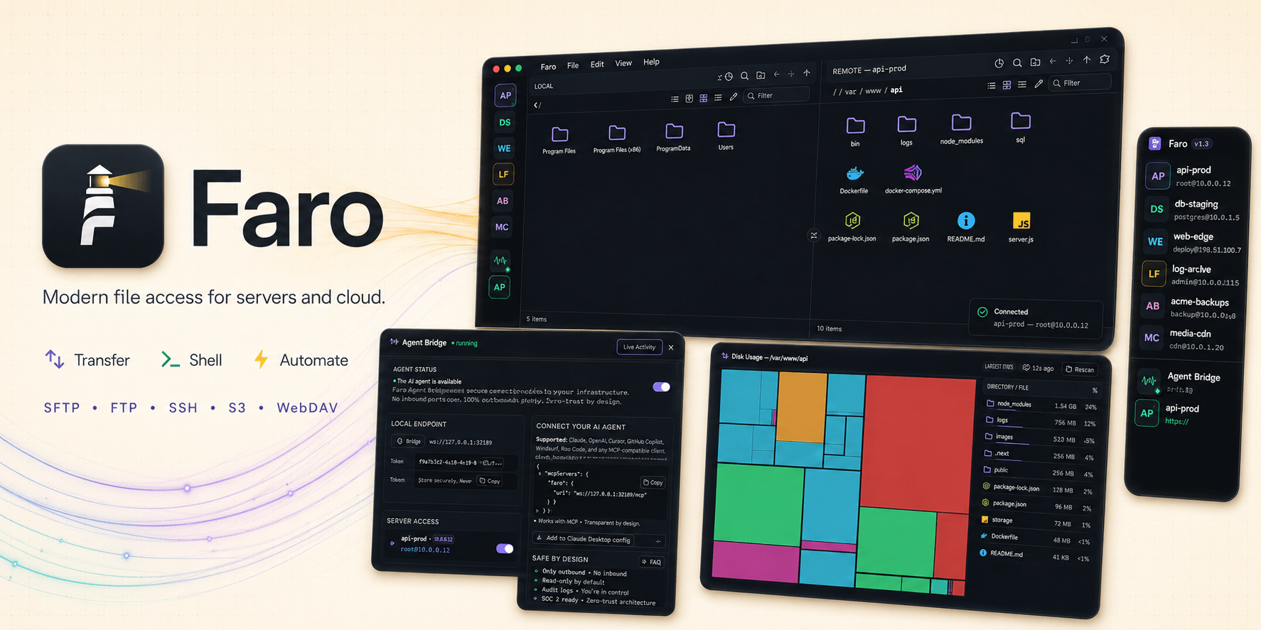 Faro — Modern file access for servers and cloud