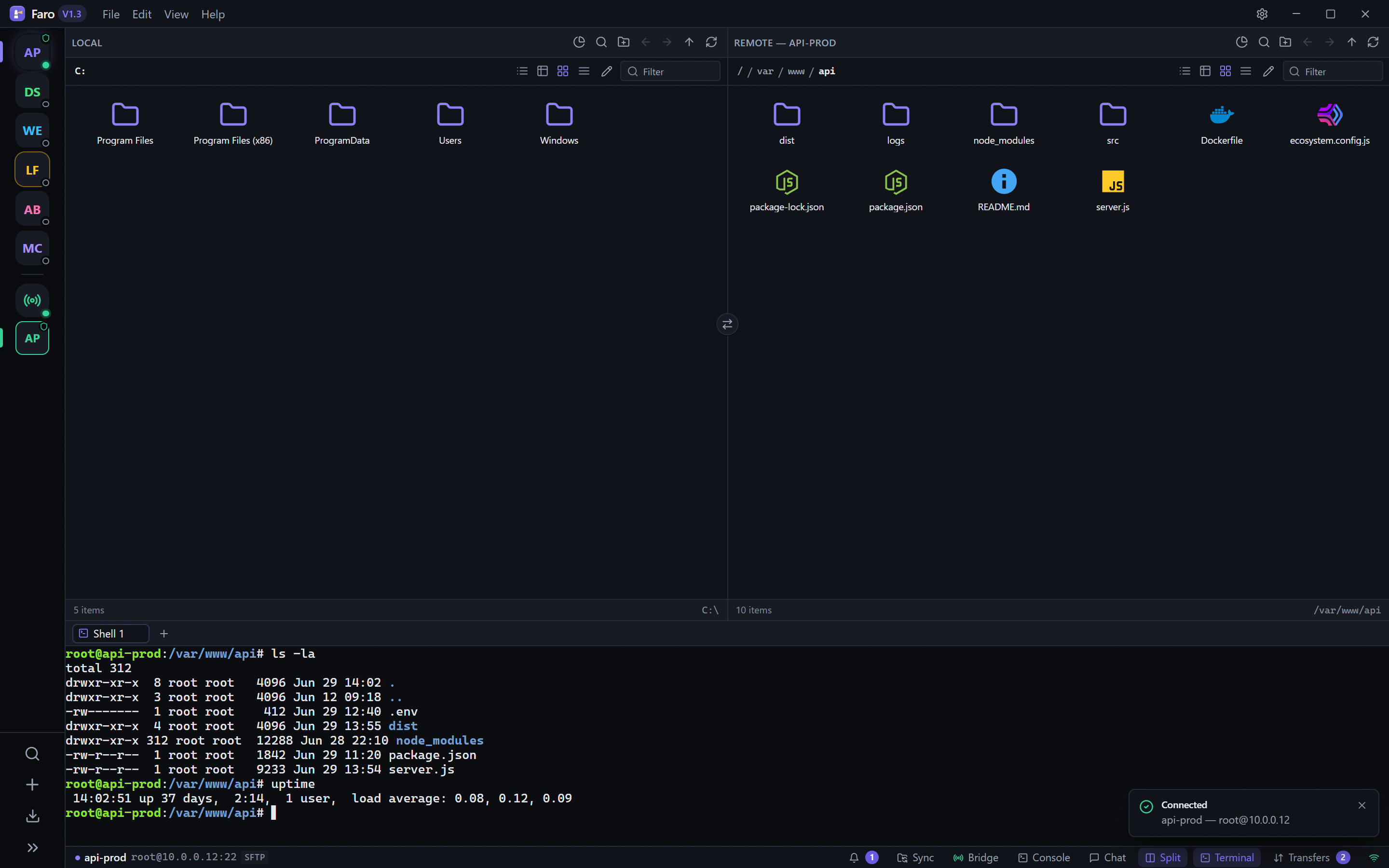 Integrated terminal