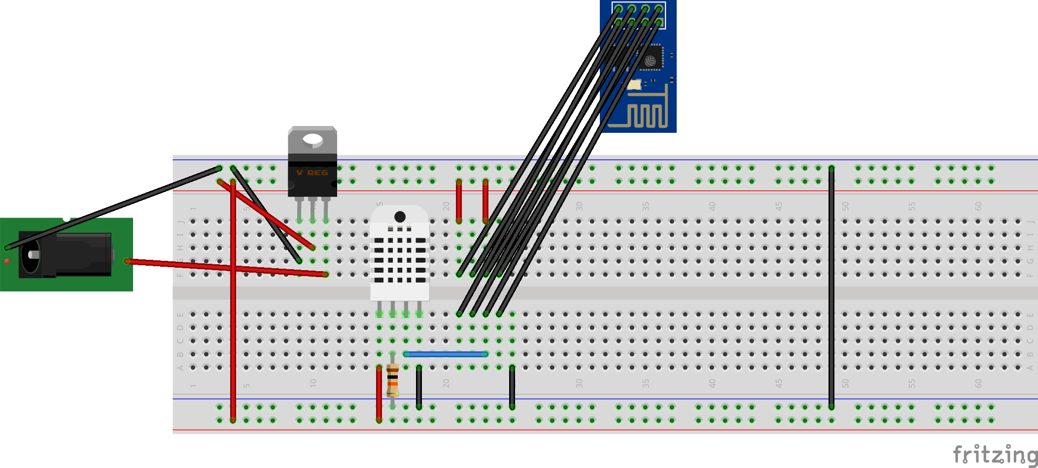 Breadboard layout