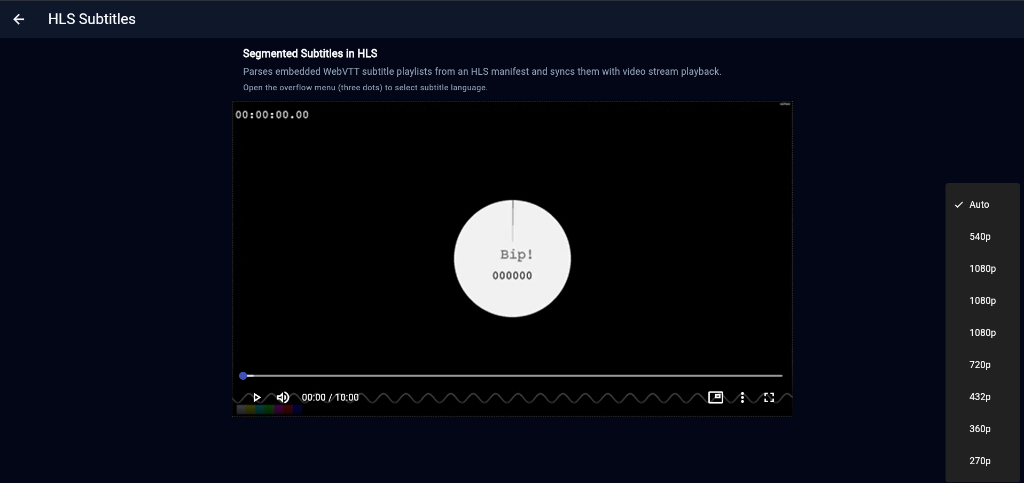 Adaptive HLS Quality Switching