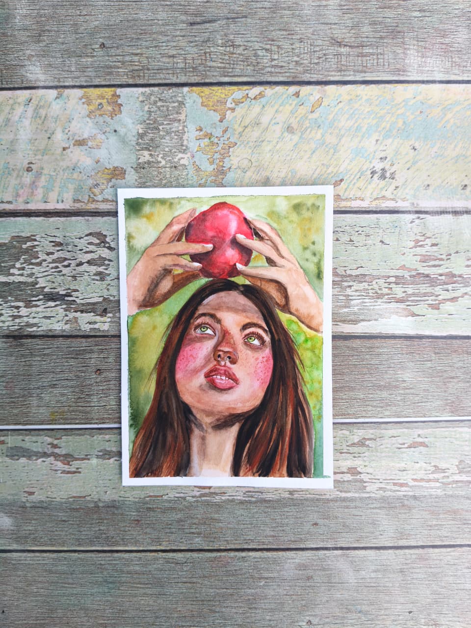 Obra em aquarela