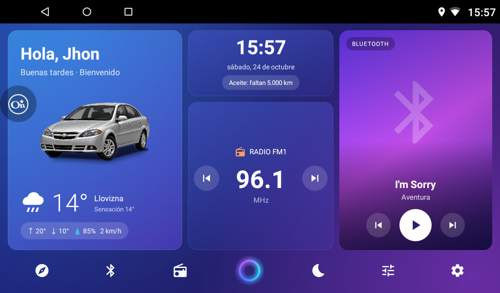 Clean Launcher en el radio