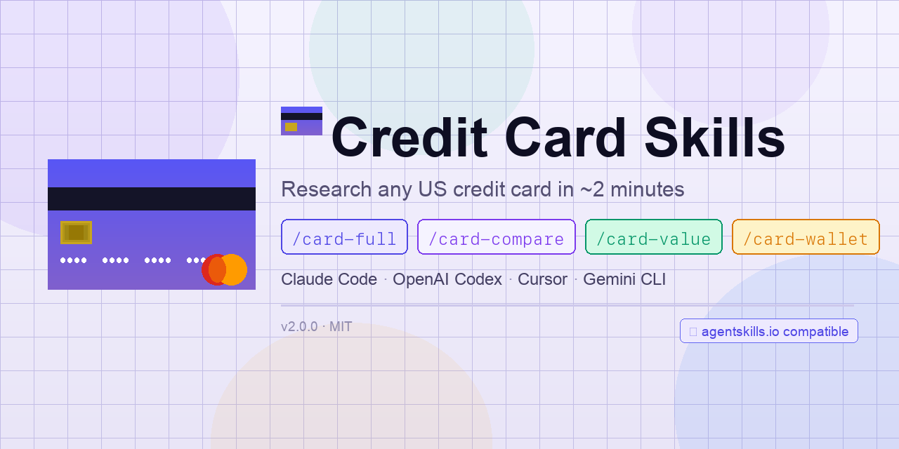 Credit Card Skills
