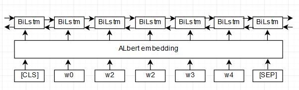 albert_lstm的模型结构