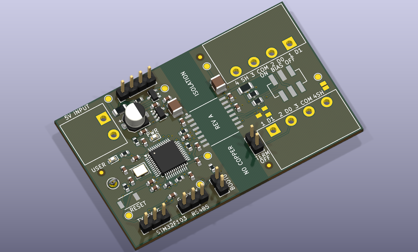 STM32-Isolated-RS485-DevBoard, from the project README