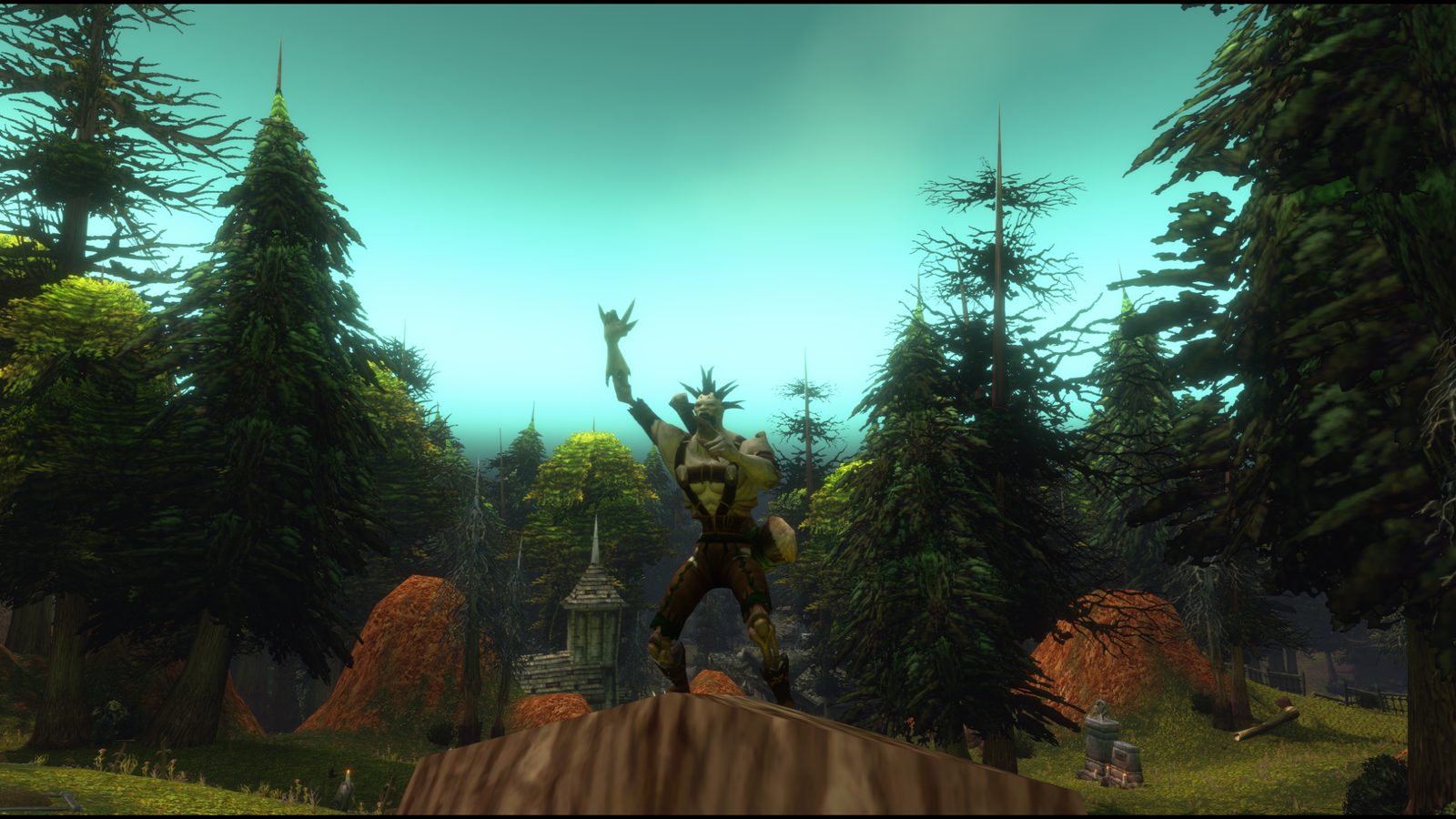 Screenshot of the World of Warcraft Forever beta client running against the Forever private server