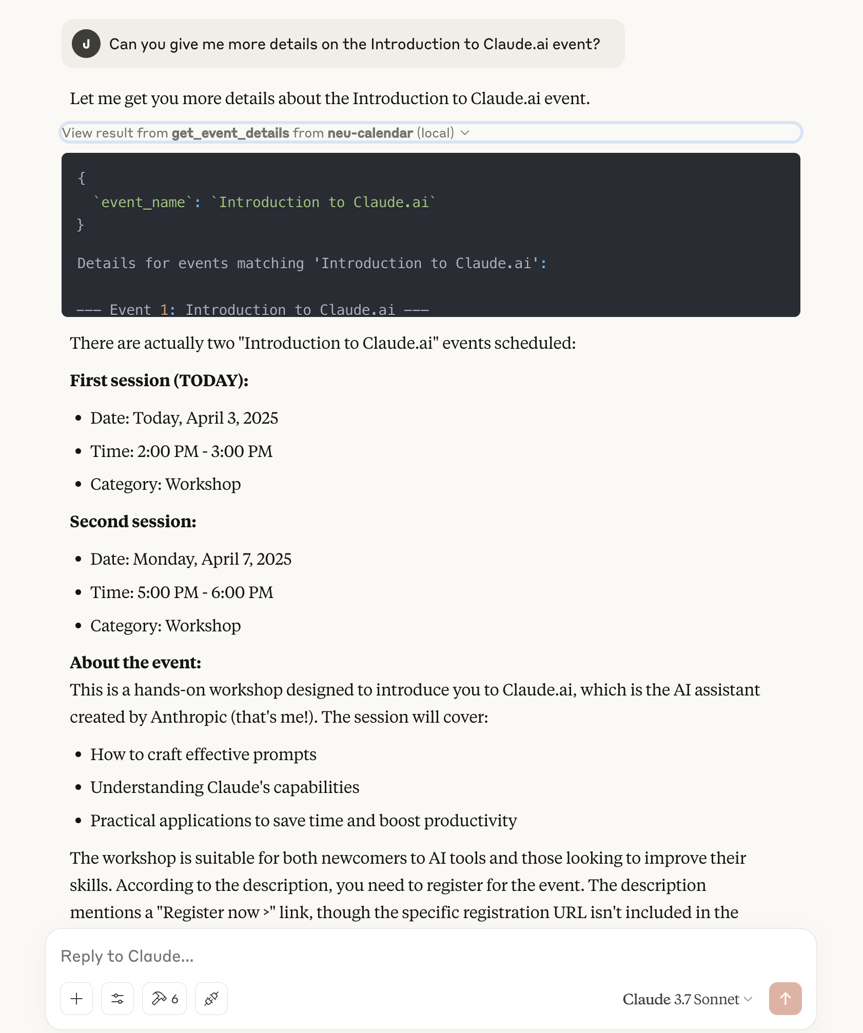 Detailed Information Request
