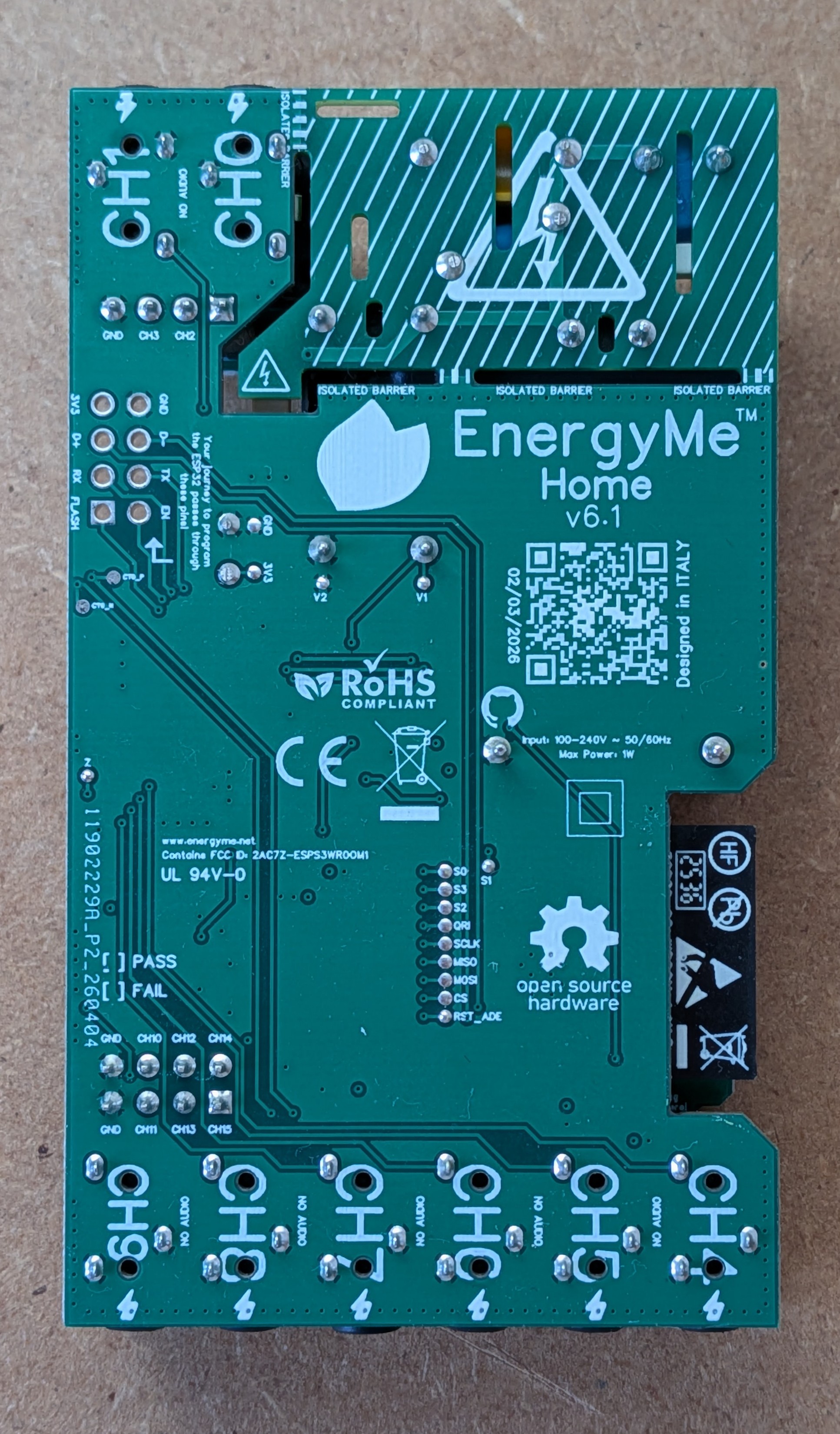 PCB back