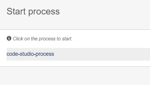 Start a process two