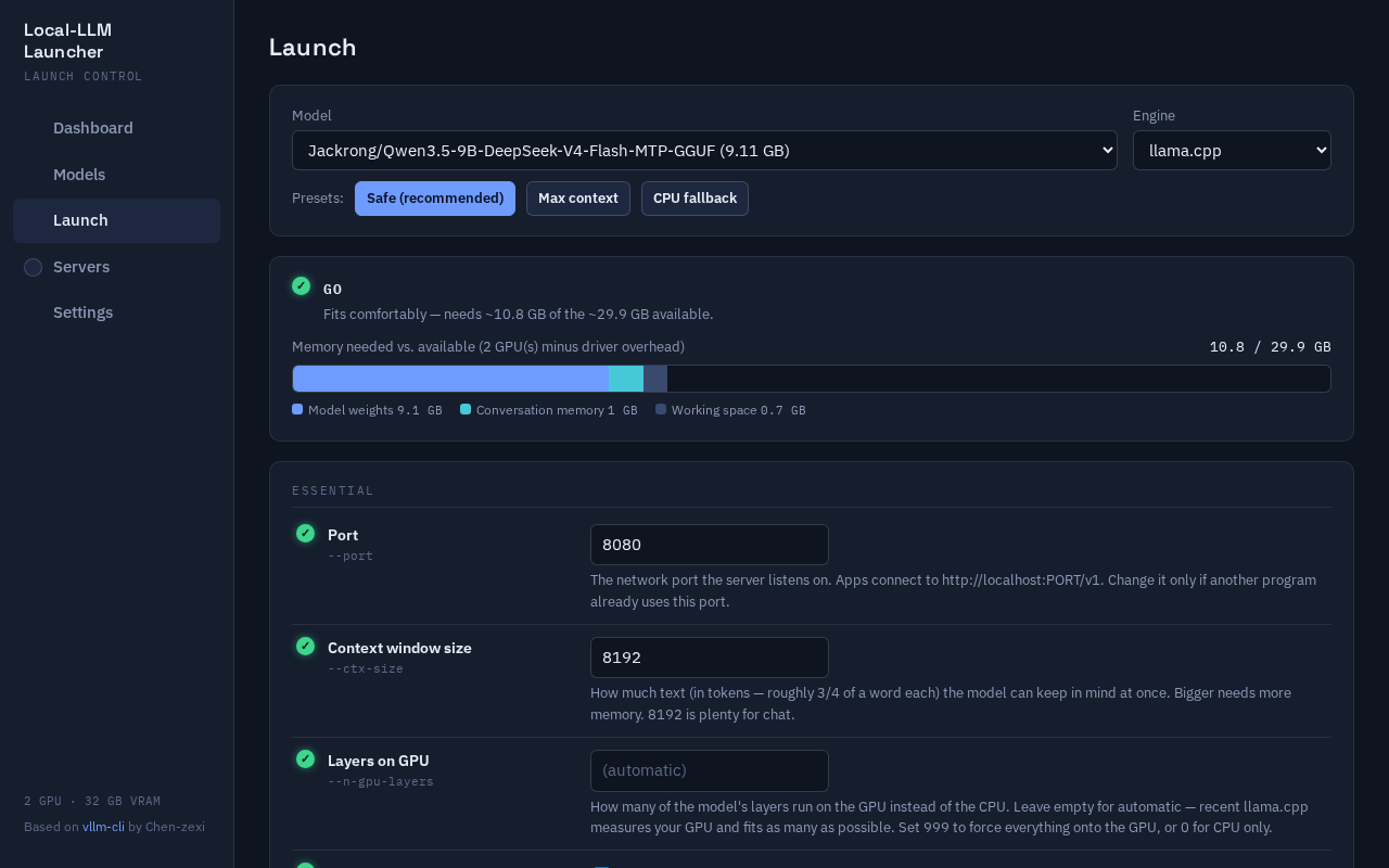 Launch screenshot