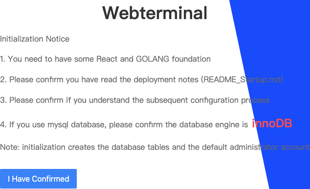 Init wizard