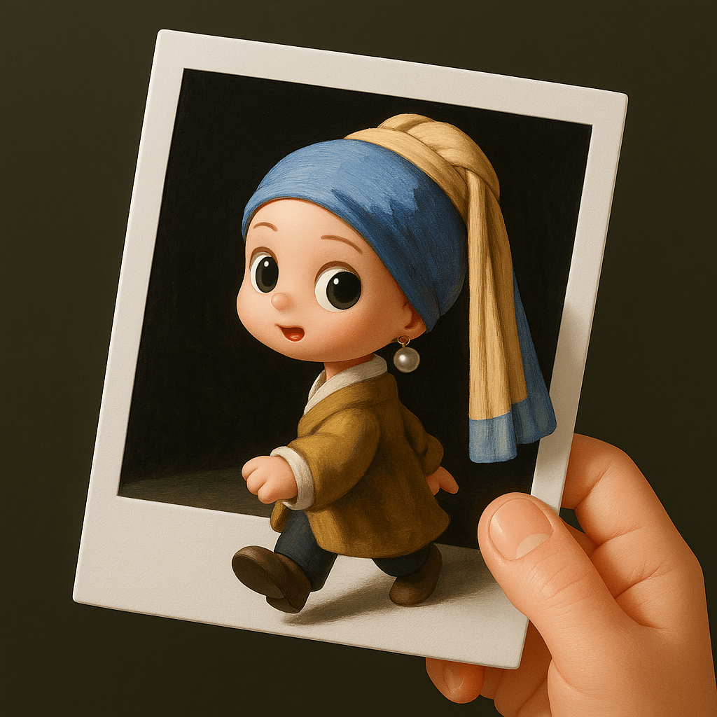 3D Q版人物立体相框 示例图