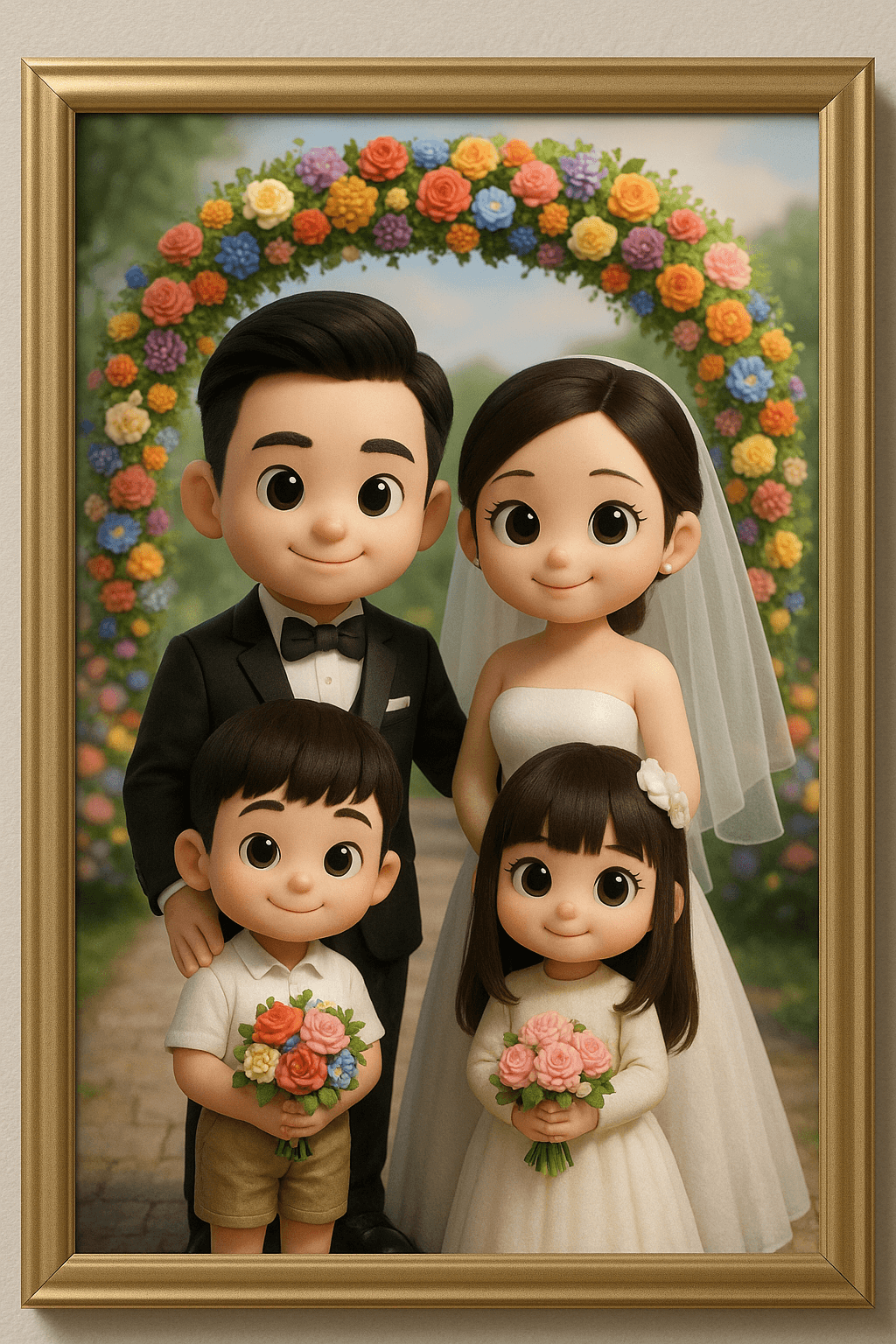 全家福婚纱照 示例图