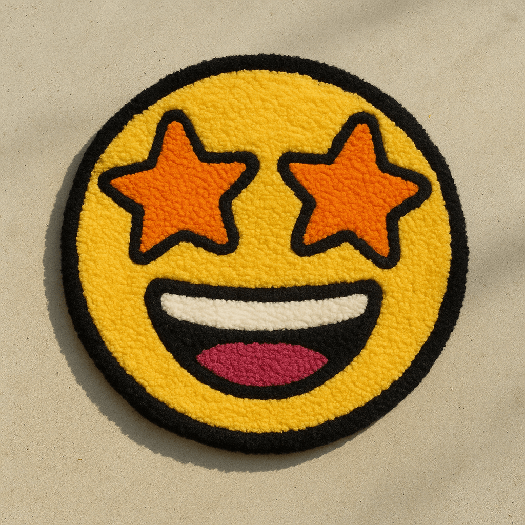 Emoji 簇绒地毯 示例图