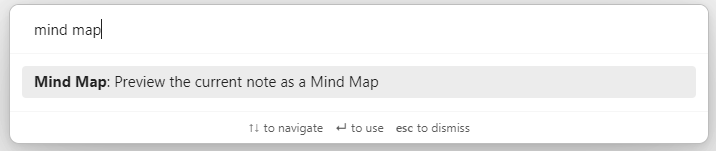 Mind Map Preview Command