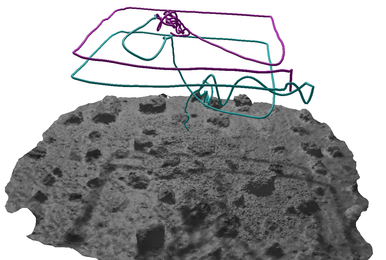 Thermal Mars Yard dataset with two UAVs