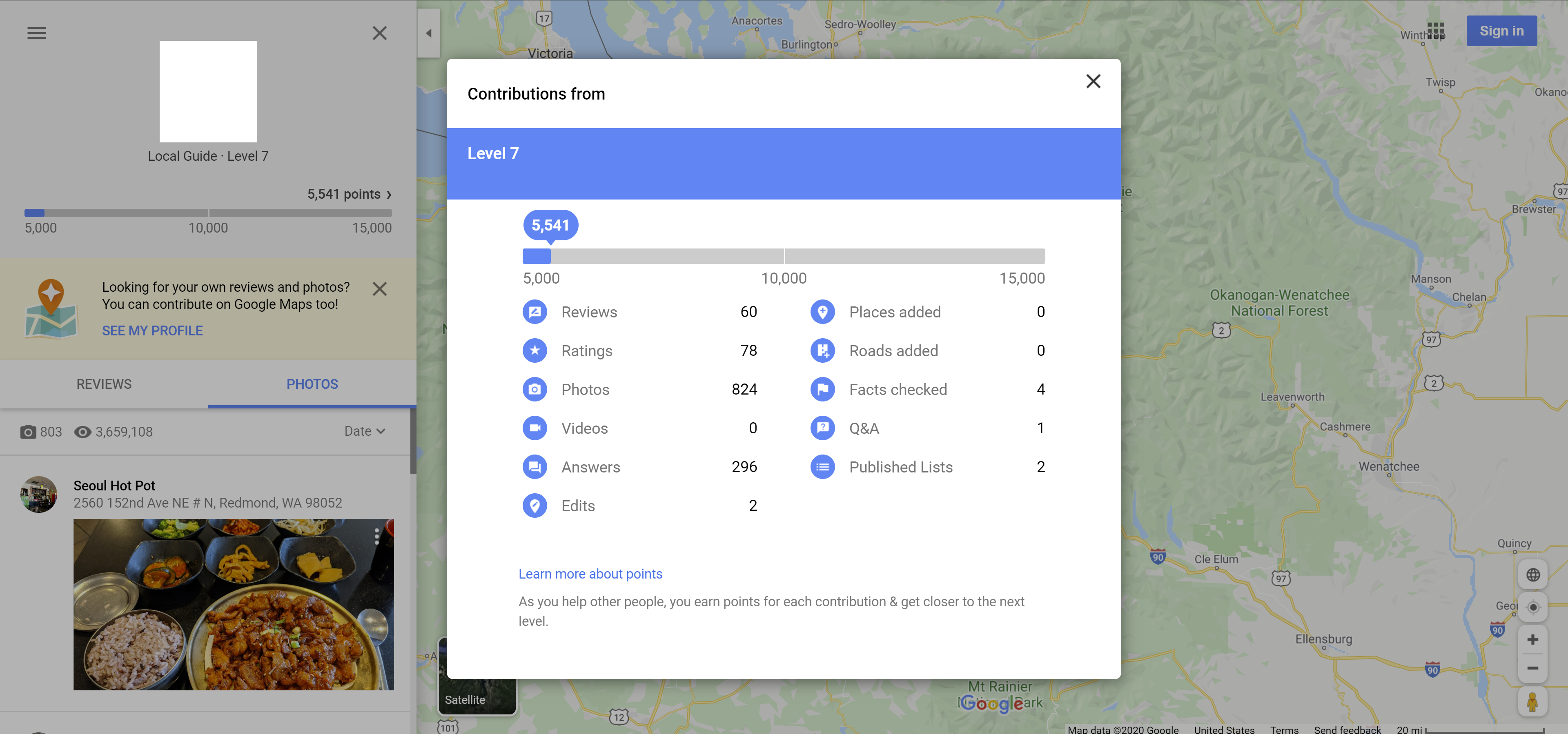 example google local guides metadata modal