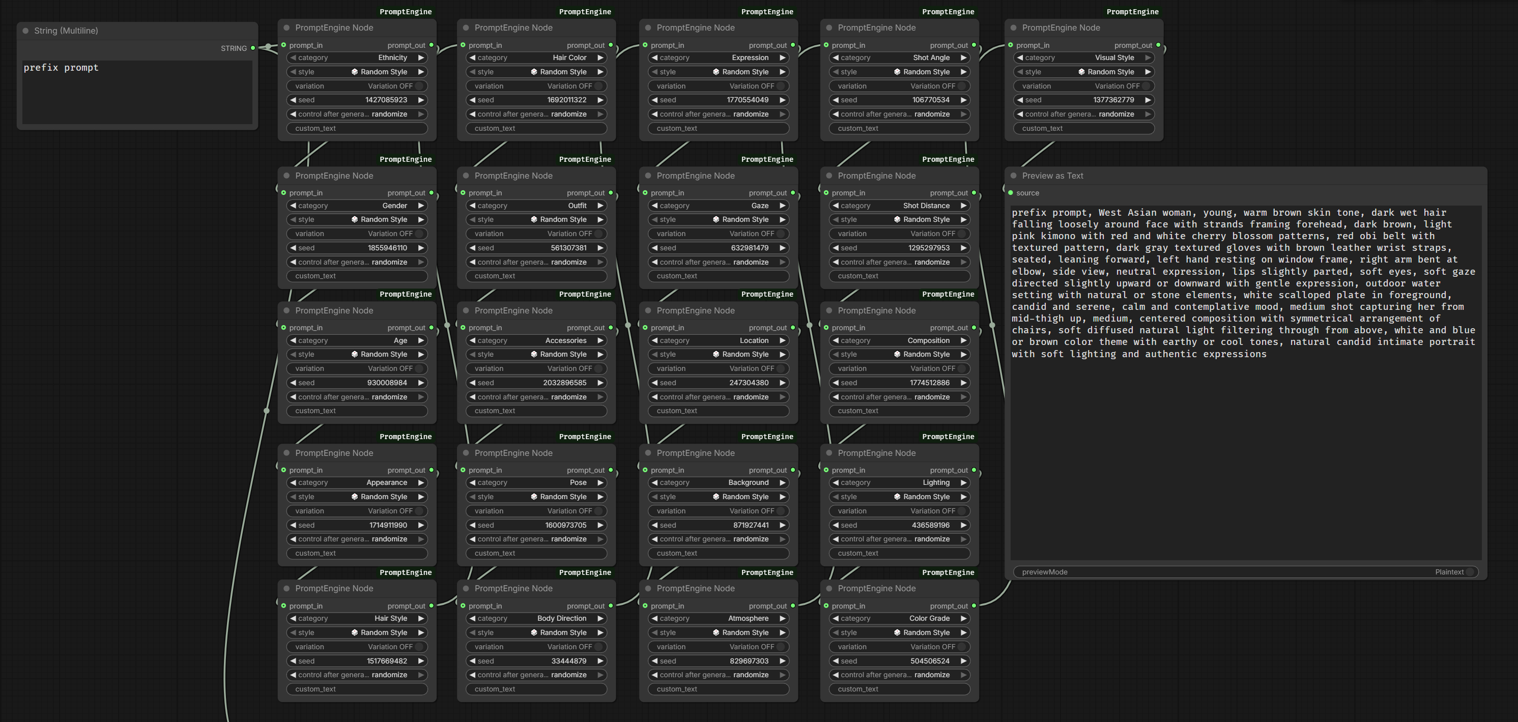 PromptEngine single node example