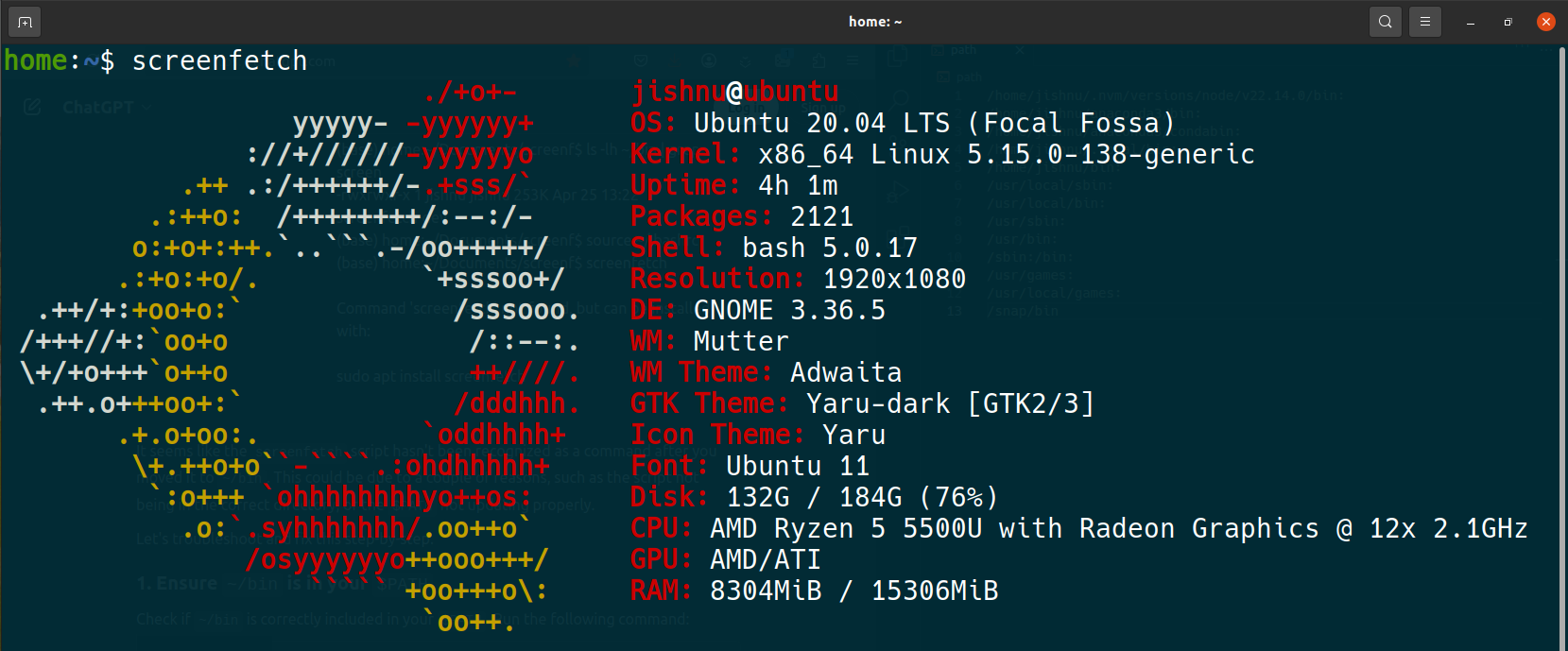 Test Environment Info