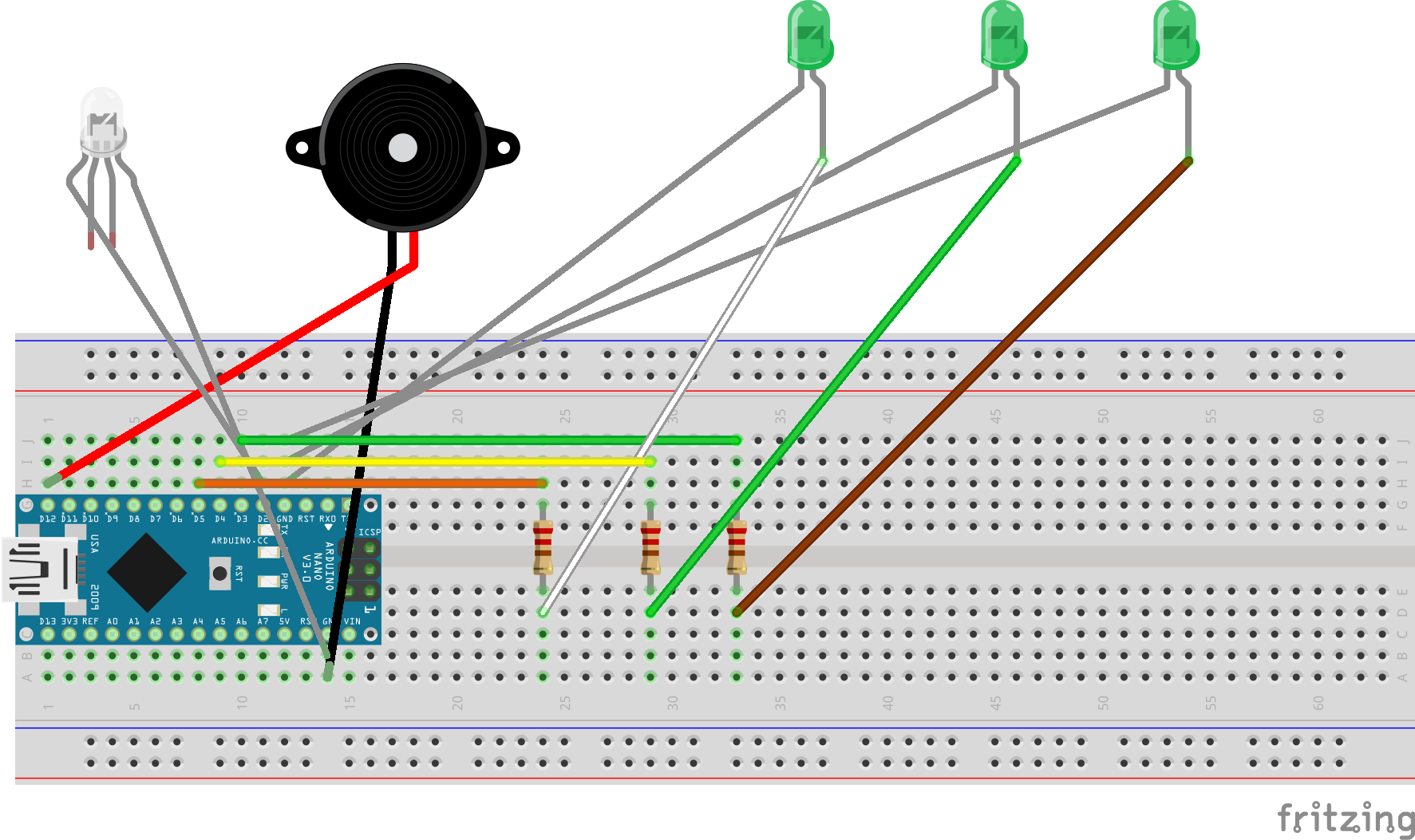 Arduino Nano ESP32 Assembly Diagram