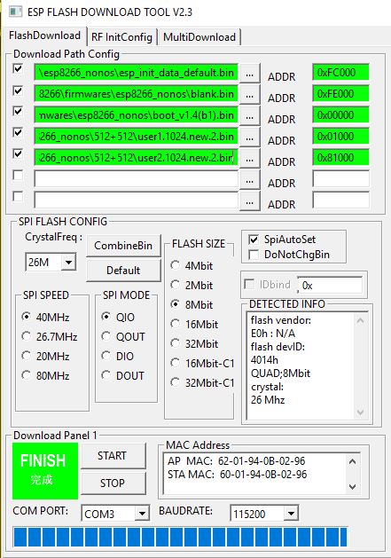 esp8266 flash tool for mac