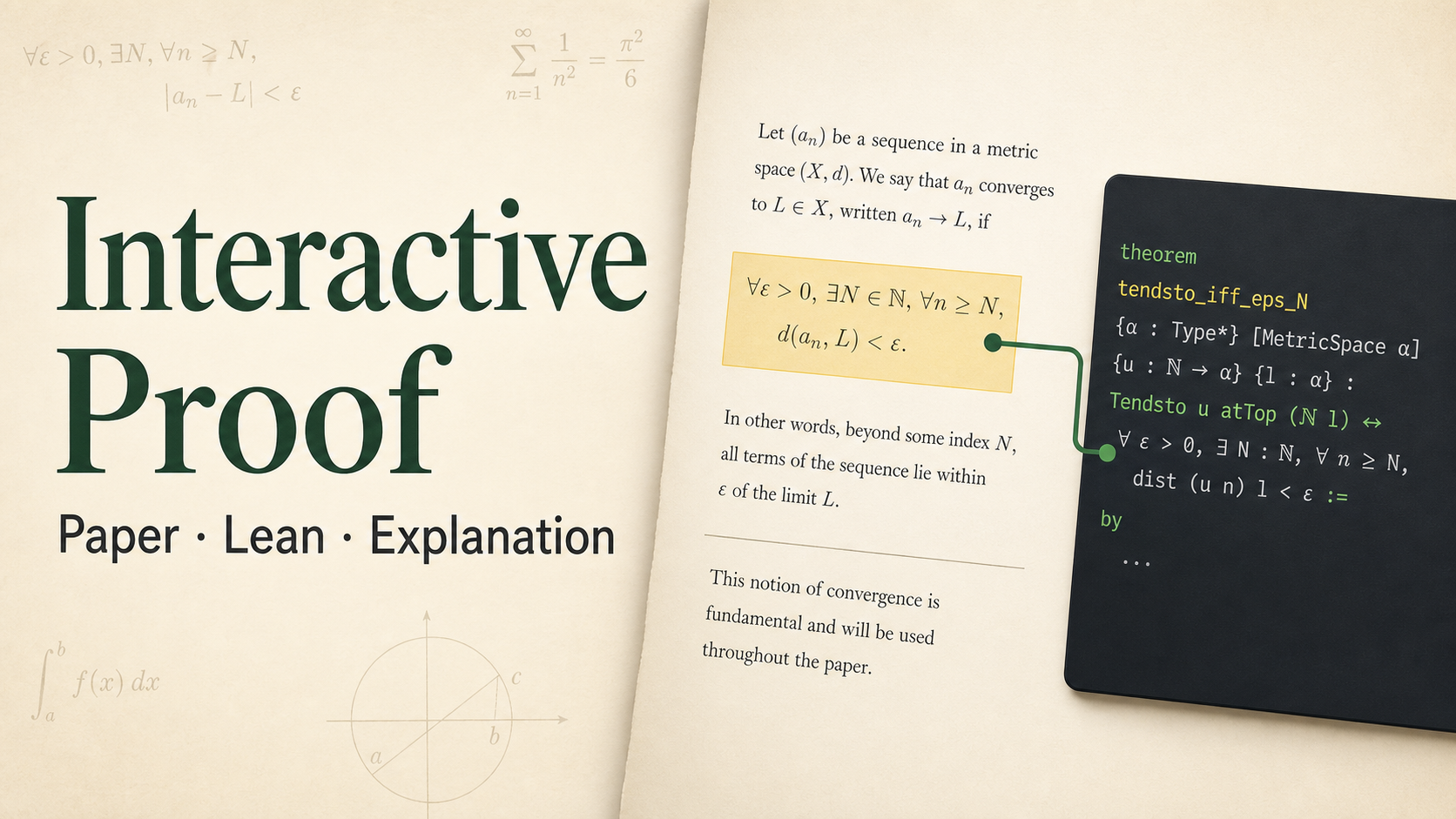 Interactive Proof math-paper reading companion app preview