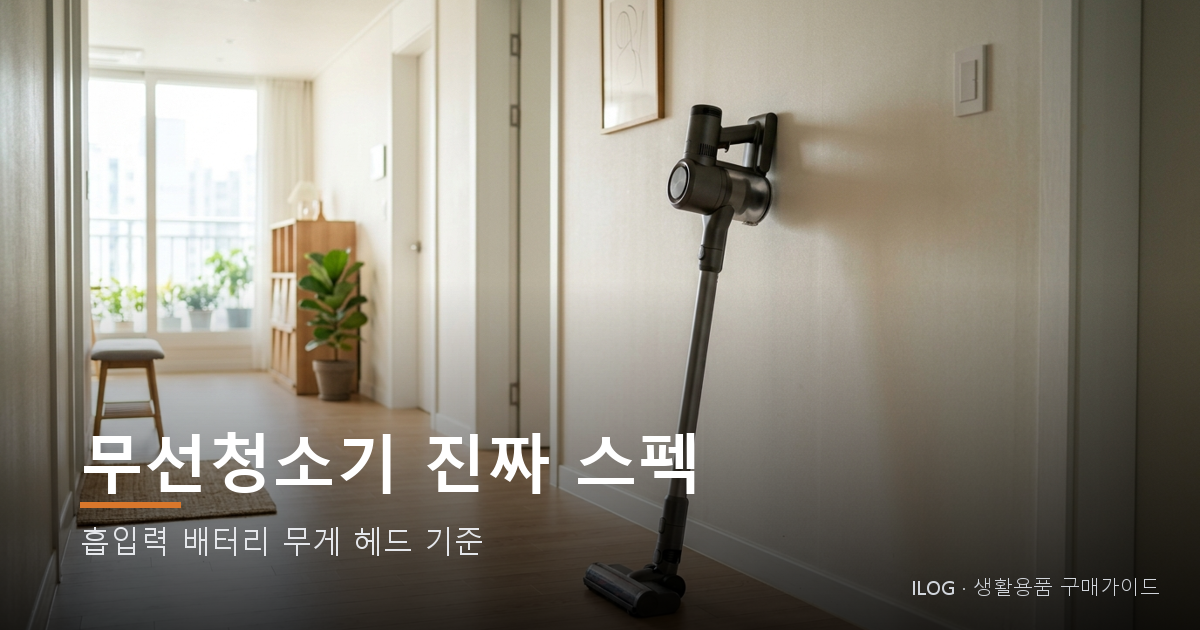 무선청소기 진짜 스펙