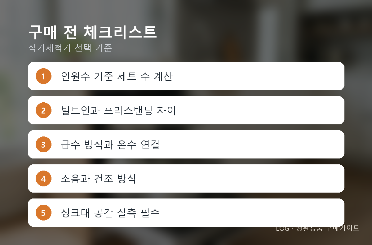 구매 전 체크리스트