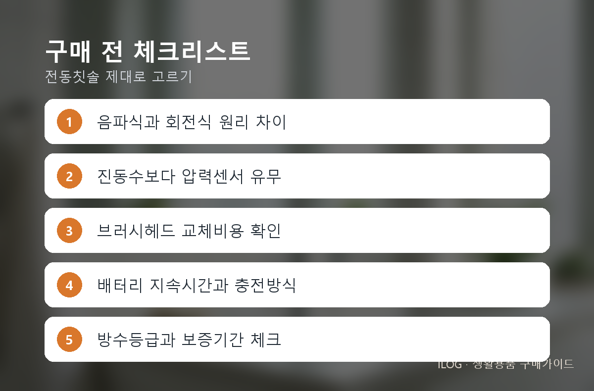 구매 전 체크리스트