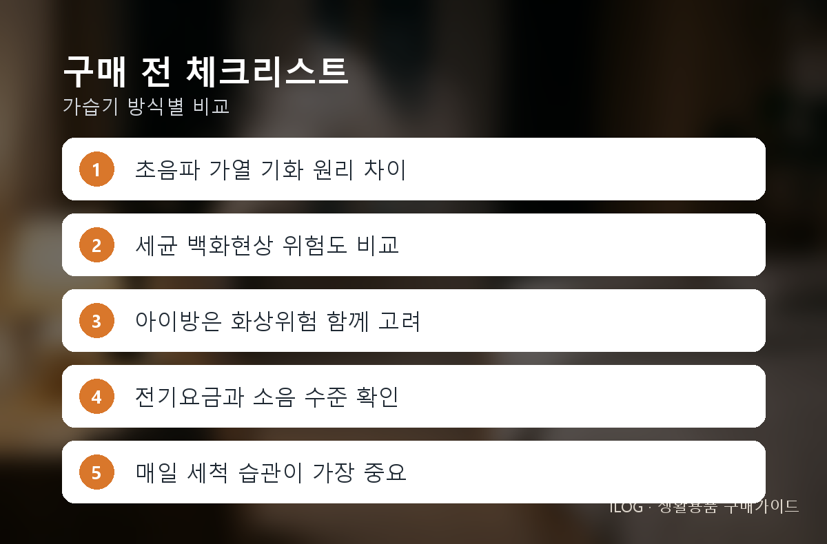 구매 전 체크리스트