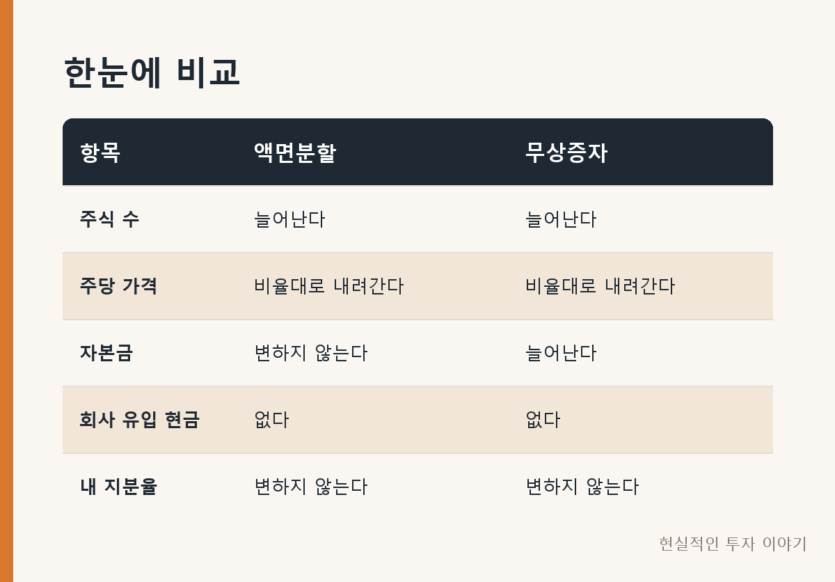 한눈에 비교